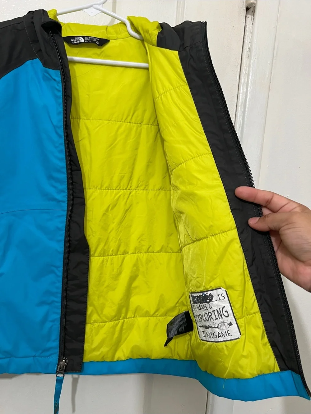The North Face Kids' Blue Rain Jacket